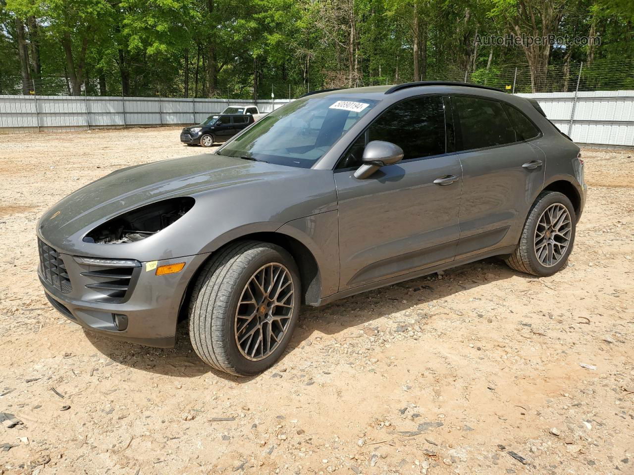 2018 Porsche Macan S Gray vin: WP1AB2A58JLB35827