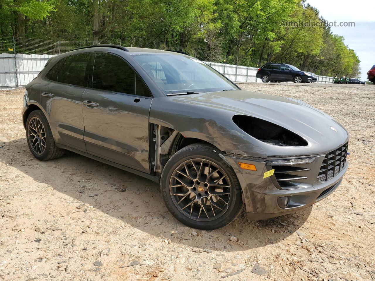 2018 Porsche Macan S Gray vin: WP1AB2A58JLB35827