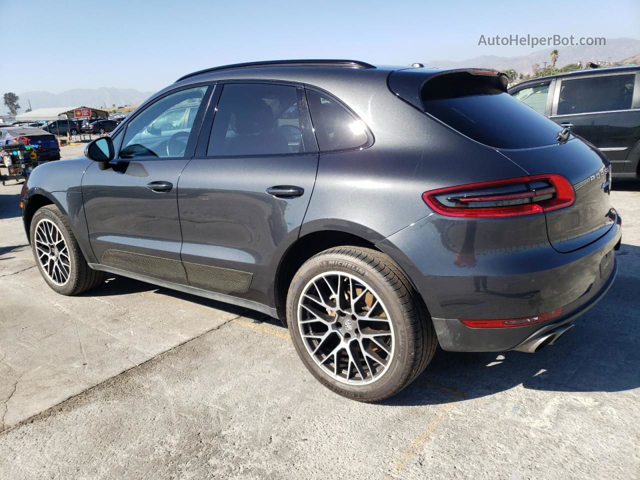 2018 Porsche Macan S Серый vin: WP1AB2A59JLB33780