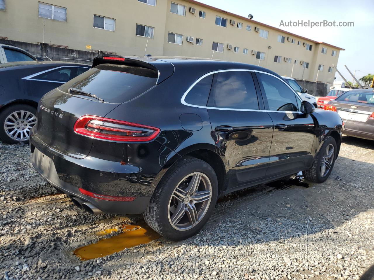 2018 Porsche Macan S Черный vin: WP1AB2A59JLB37957