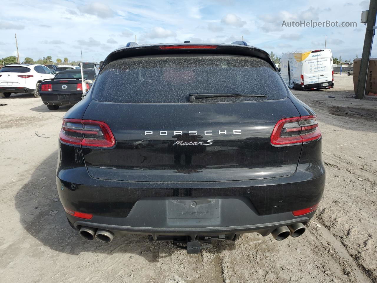 2018 Porsche Macan S Черный vin: WP1AB2A59JLB39899