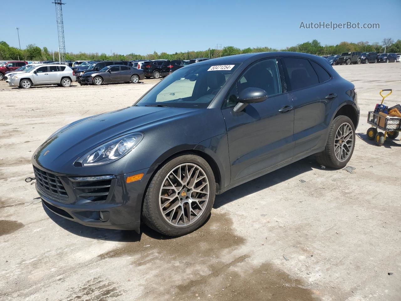 2017 Porsche Macan S Gray vin: WP1AB2A5XHLB14326