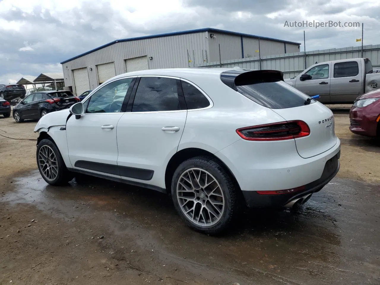 2017 Porsche Macan S White vin: WP1AB2A5XHLB14908