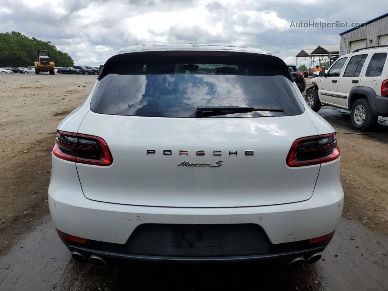 2017 Porsche Macan S White vin: WP1AB2A5XHLB14908