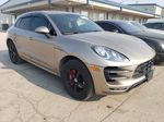 2017 Porsche Macan S Beige vin: WP1AB2A5XHLB17145