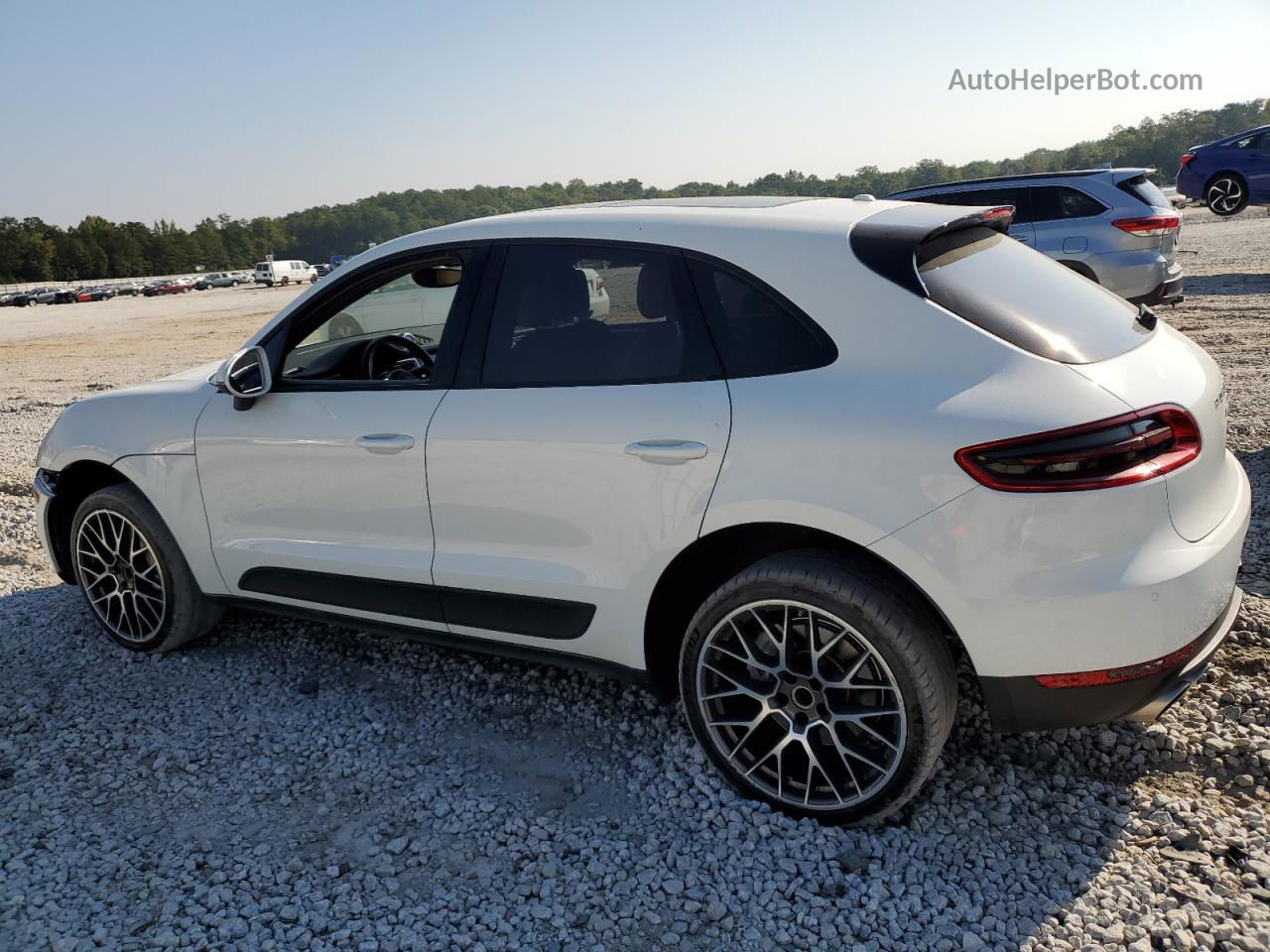 2018 Porsche Macan S White vin: WP1AB2A5XJLB38115