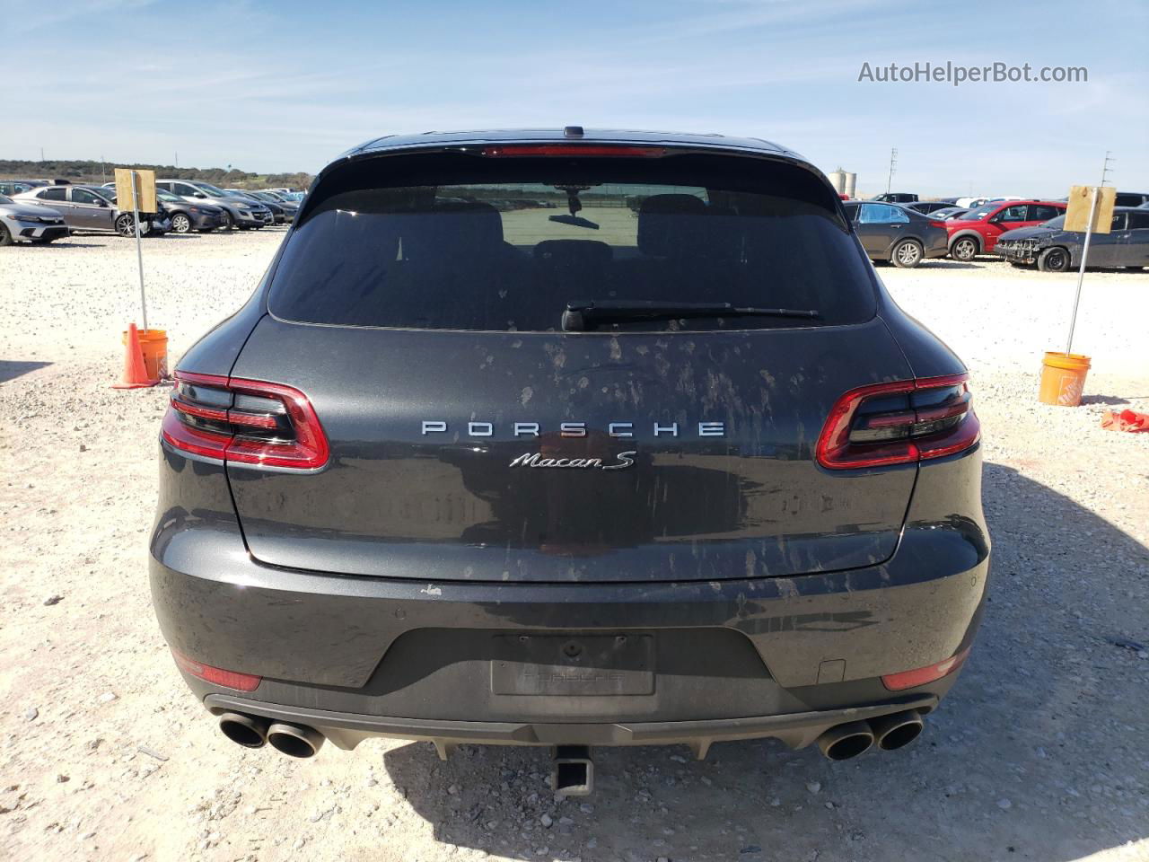 2018 Porsche Macan S Черный vin: WP1AB2A5XJLB39992