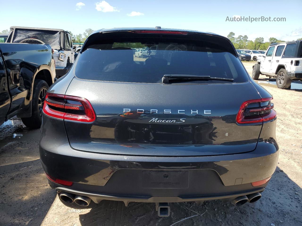 2018 Porsche Macan S Black vin: WP1AB2A5XJLB39992