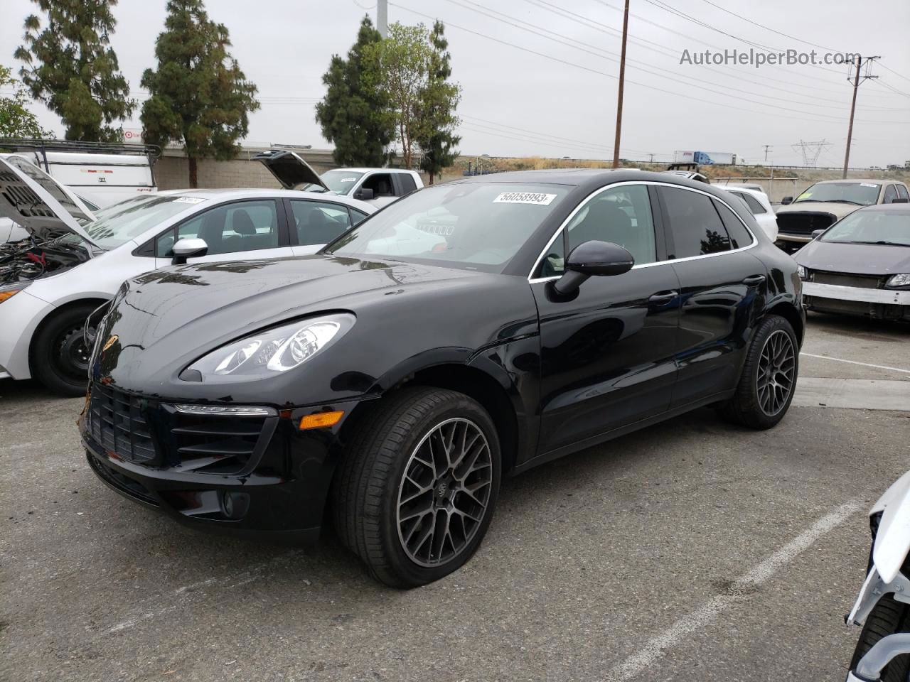 2018 Porsche Macan S Black vin: WP1AB2A5XJLB40141