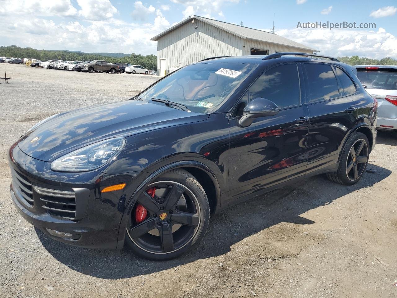 2018 Porsche Cayenne Turbo Black vin: WP1AC2A28JLA85255