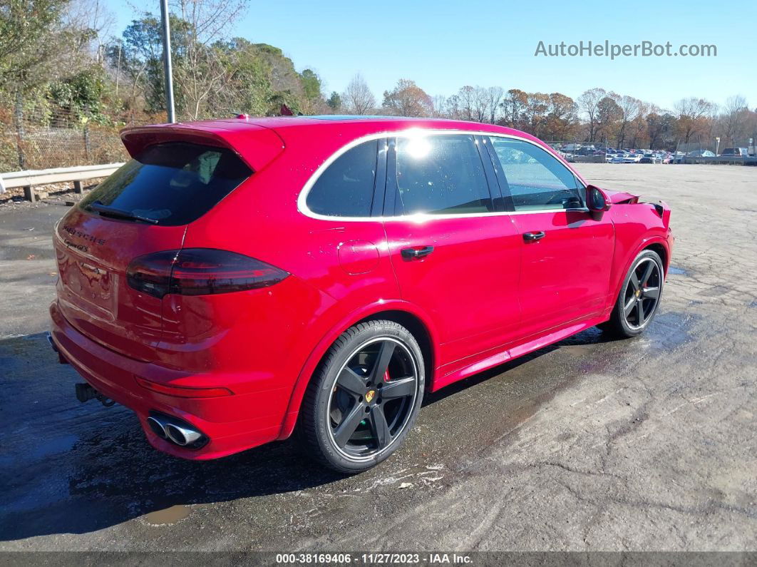 2018 Porsche Cayenne Gts Red vin: WP1AD2A23JLA80865