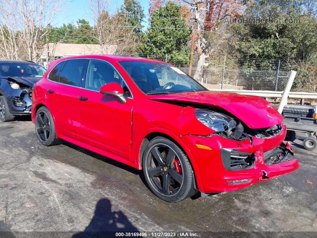 2018 Porsche Cayenne Gts Red vin: WP1AD2A23JLA80865