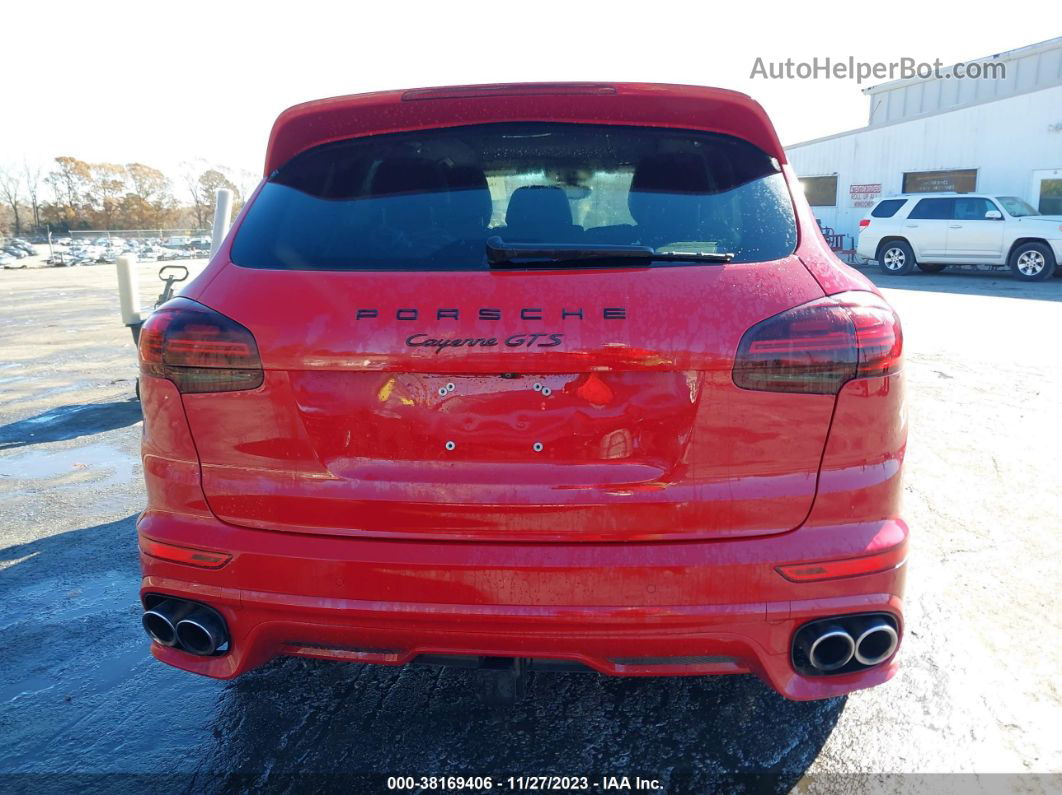 2018 Porsche Cayenne Gts Красный vin: WP1AD2A23JLA80865