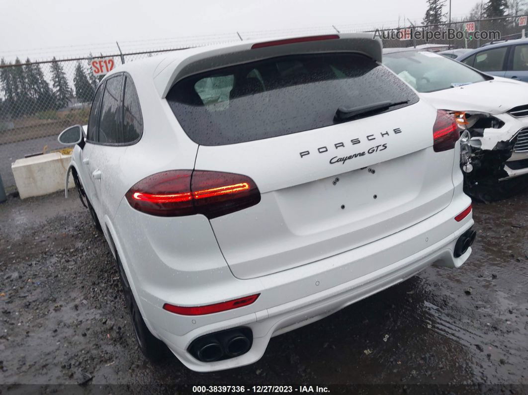 2018 Porsche Cayenne Gts White vin: WP1AD2A24JLA81099