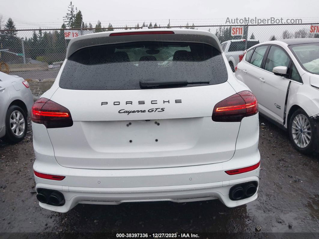 2018 Porsche Cayenne Gts White vin: WP1AD2A24JLA81099