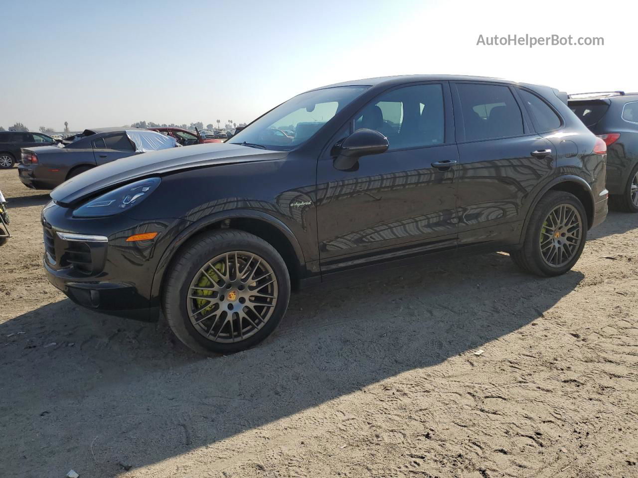 2018 Porsche Cayenne Se Hybrid Platinum Black vin: WP1AE2A20JLA71280