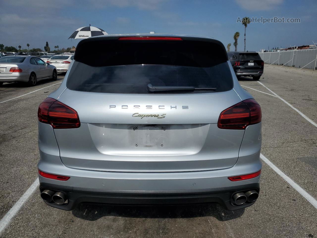 2018 Porsche Cayenne Se Hybrid Platinum Silver vin: WP1AE2A27JLA72703