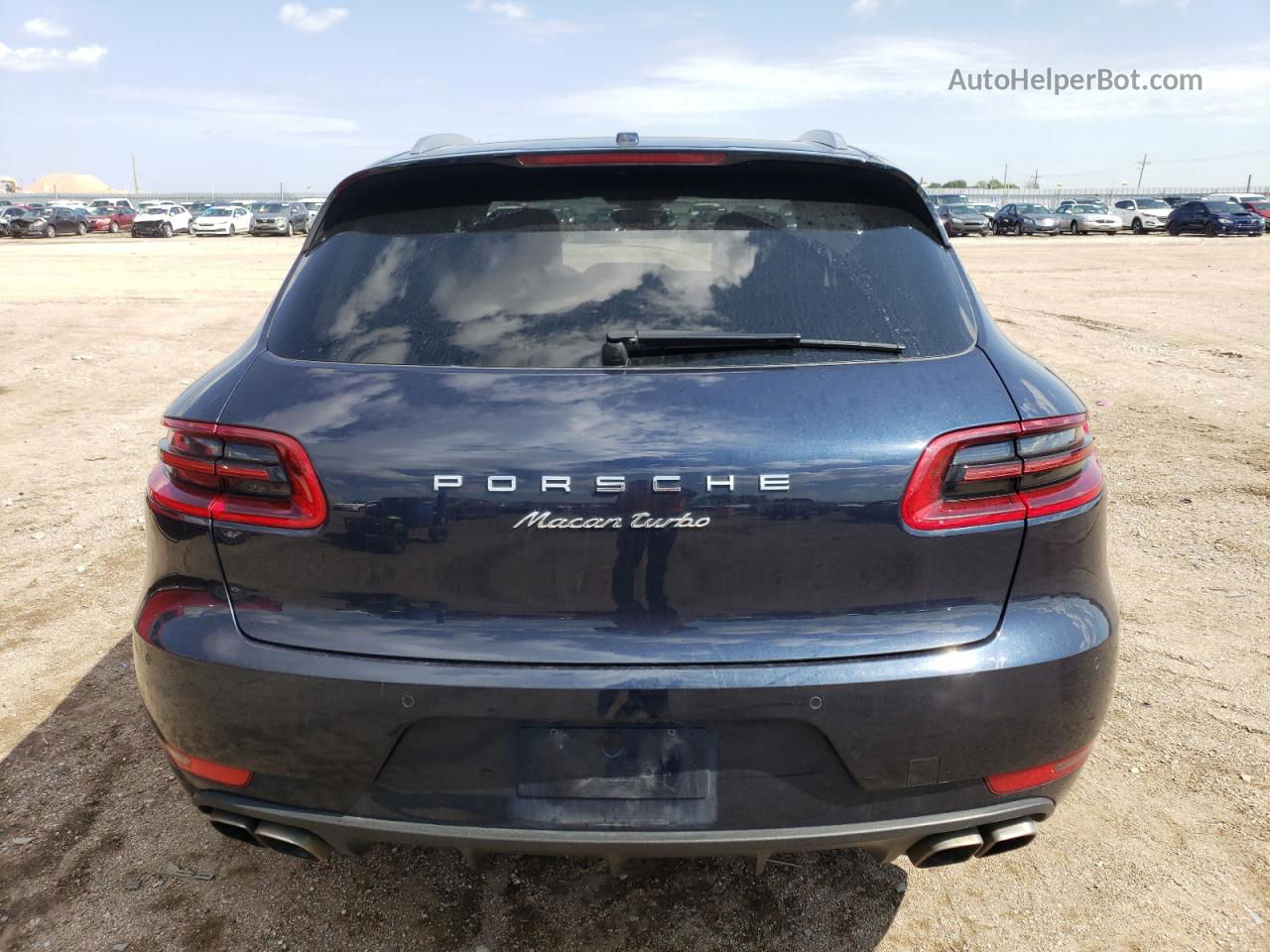 2018 Porsche Macan Turbo Blue vin: WP1AF2A50JLB70737