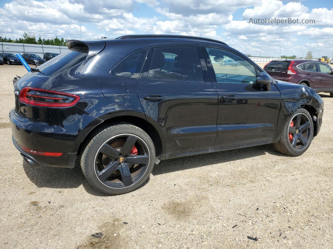 2018 Porsche Macan Turbo Black vin: WP1AF2A55JLB71690