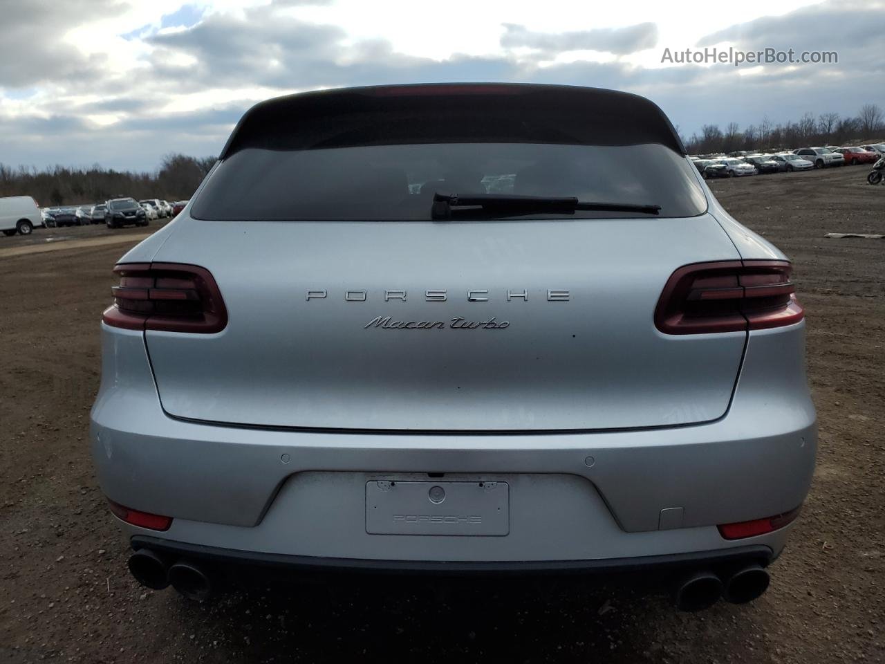 2017 Porsche Macan Turbo Silver vin: WP1AF2A56HLB61857