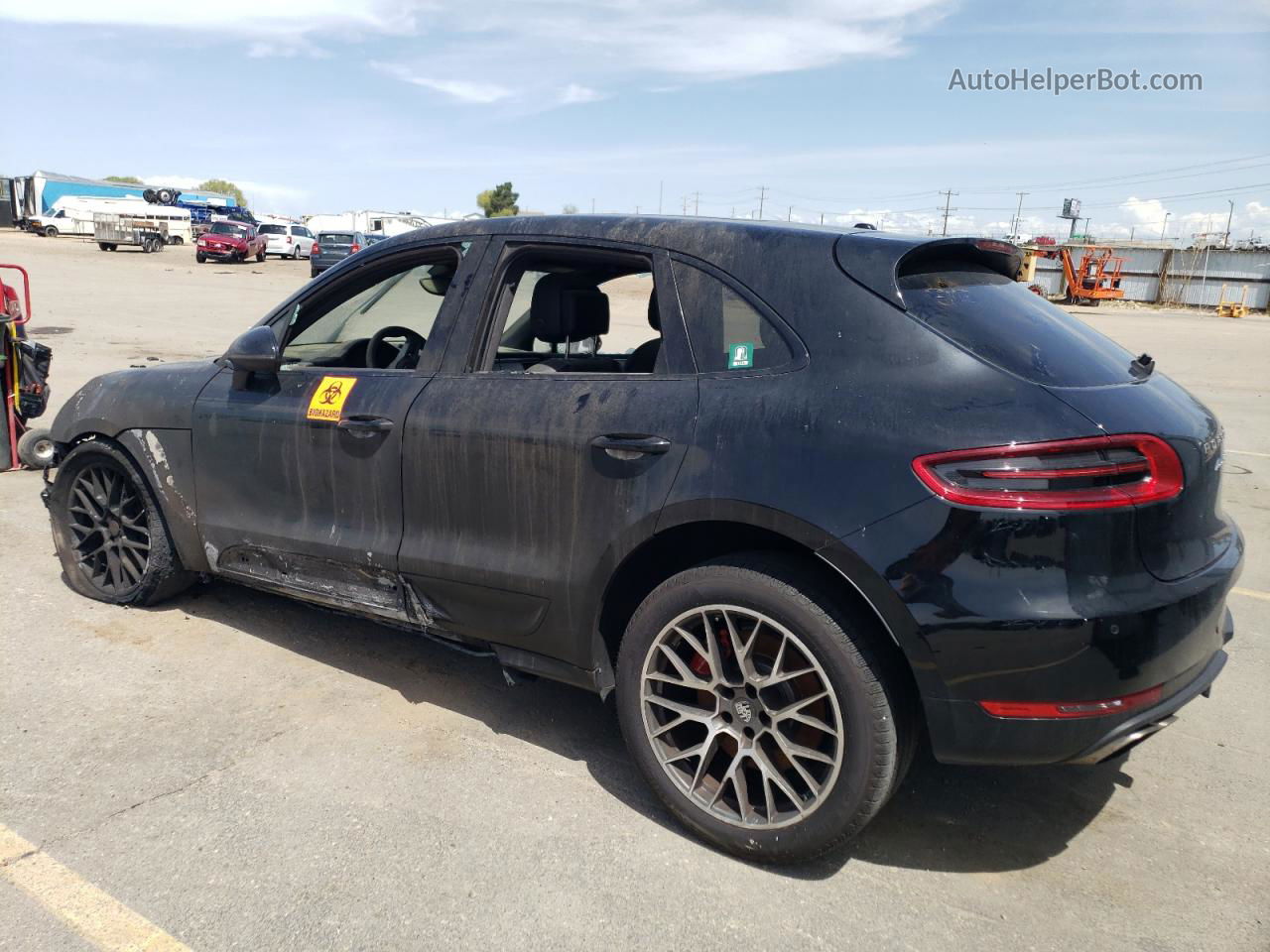 2018 Porsche Macan Turbo Burn vin: WP1AF2A56JLB70967