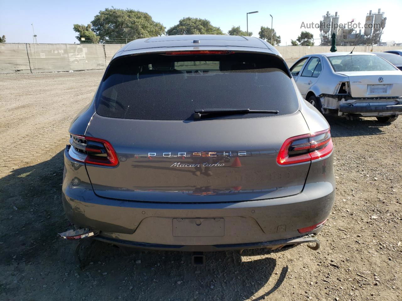 2018 Porsche Macan Turbo Charcoal vin: WP1AF2A58JLB70968