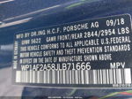 2018 Porsche Macan Turbo W/performance Package Blue vin: WP1AF2A58JLB71666