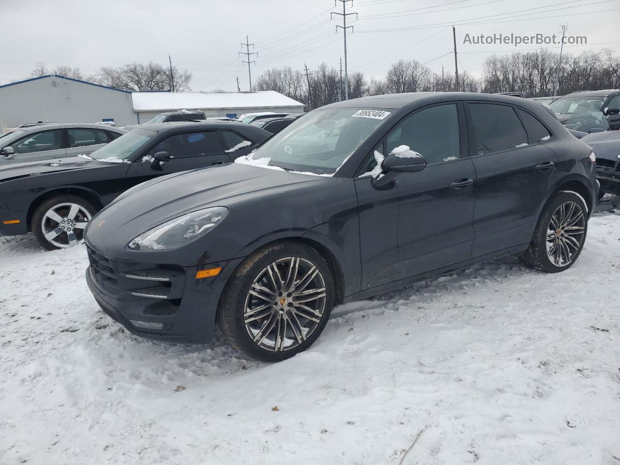 2018 Porsche Macan Turbo Black vin: WP1AF2A5XJLB70745