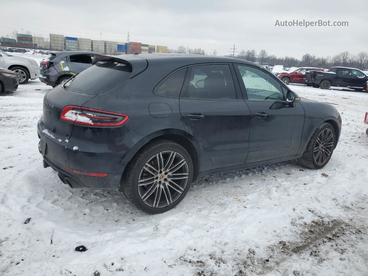 2018 Porsche Macan Turbo Black vin: WP1AF2A5XJLB70745