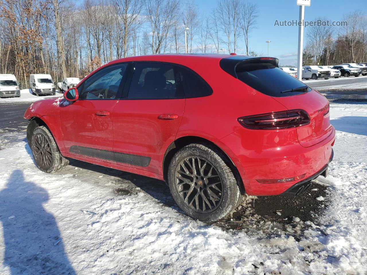 2017 Porsche Macan Gts Красный vin: WP1AG2A50HLB51368