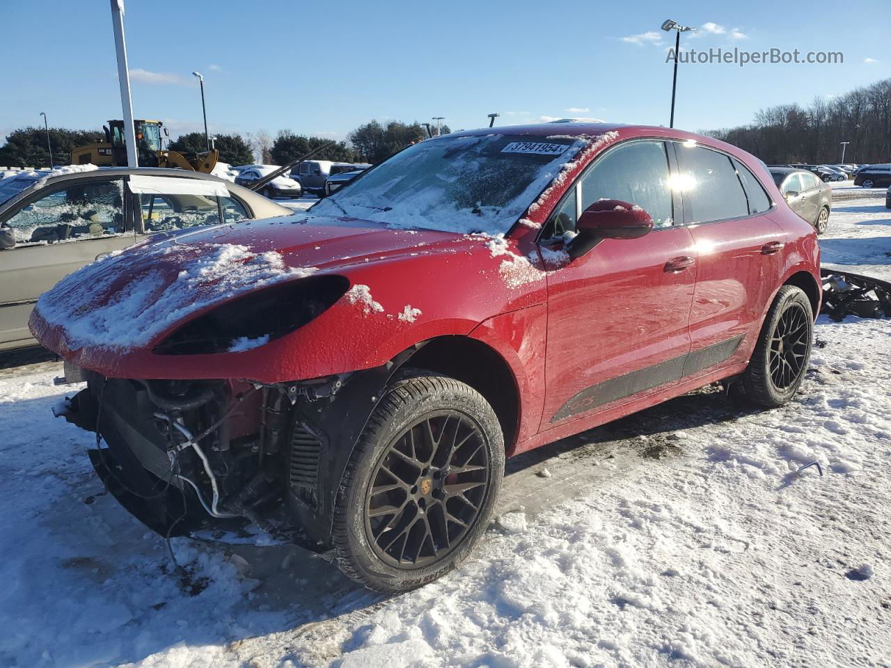 2017 Porsche Macan Gts Красный vin: WP1AG2A50HLB51368