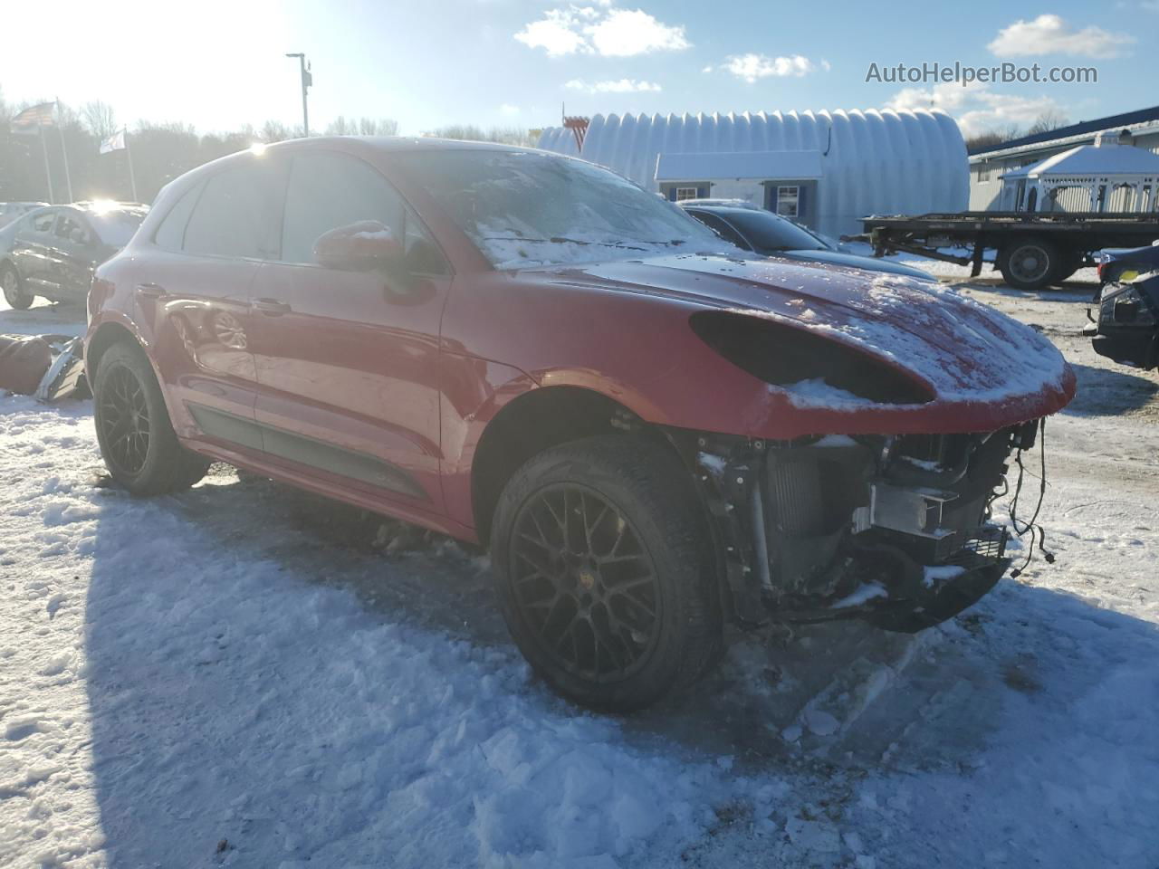 2017 Porsche Macan Gts Красный vin: WP1AG2A50HLB51368