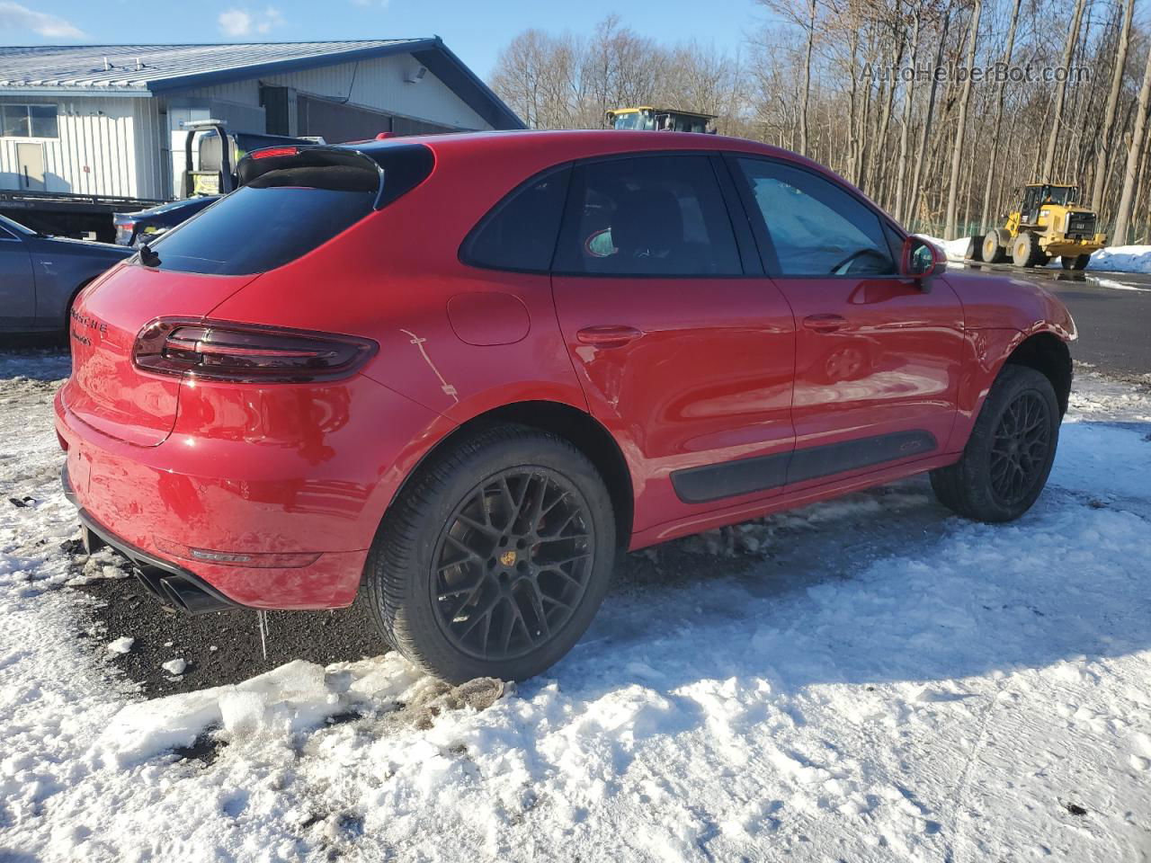 2017 Porsche Macan Gts Красный vin: WP1AG2A50HLB51368