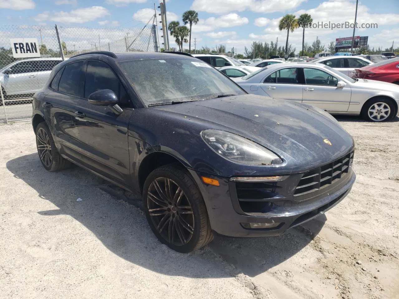 2017 Porsche Macan Gts Blue vin: WP1AG2A50HLB52830