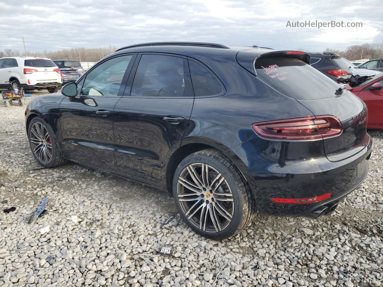 2017 Porsche Macan Gts Черный vin: WP1AG2A50HLB56554