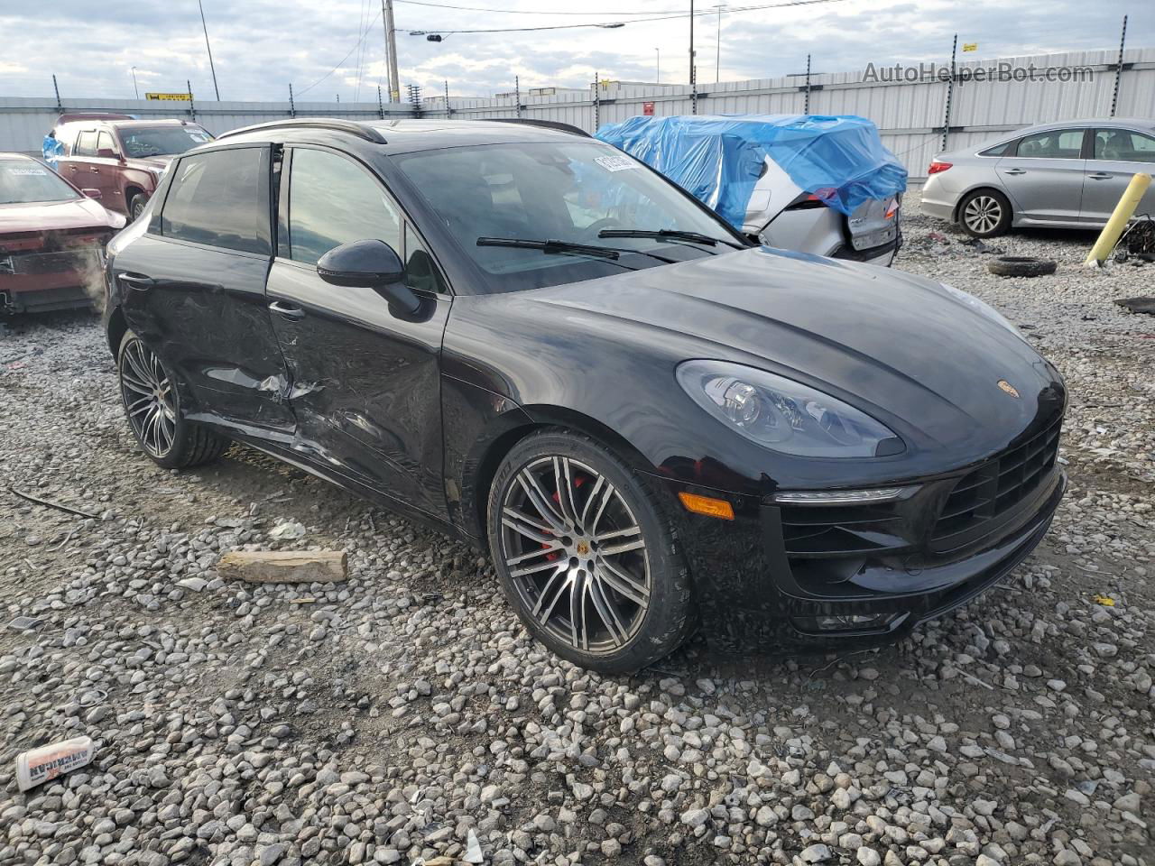 2017 Porsche Macan Gts Черный vin: WP1AG2A50HLB56554