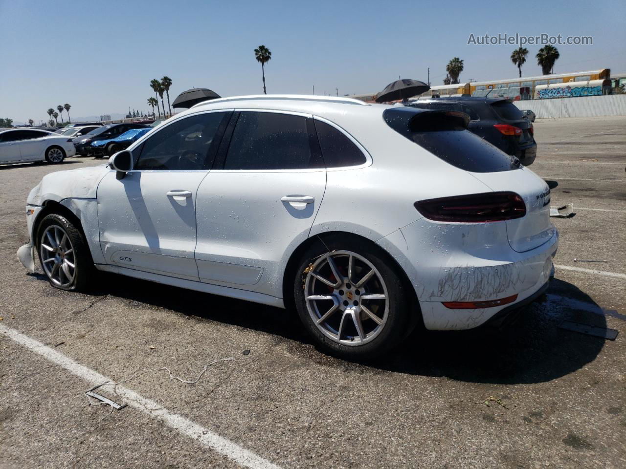 2017 Porsche Macan Gts White vin: WP1AG2A51HLB52710