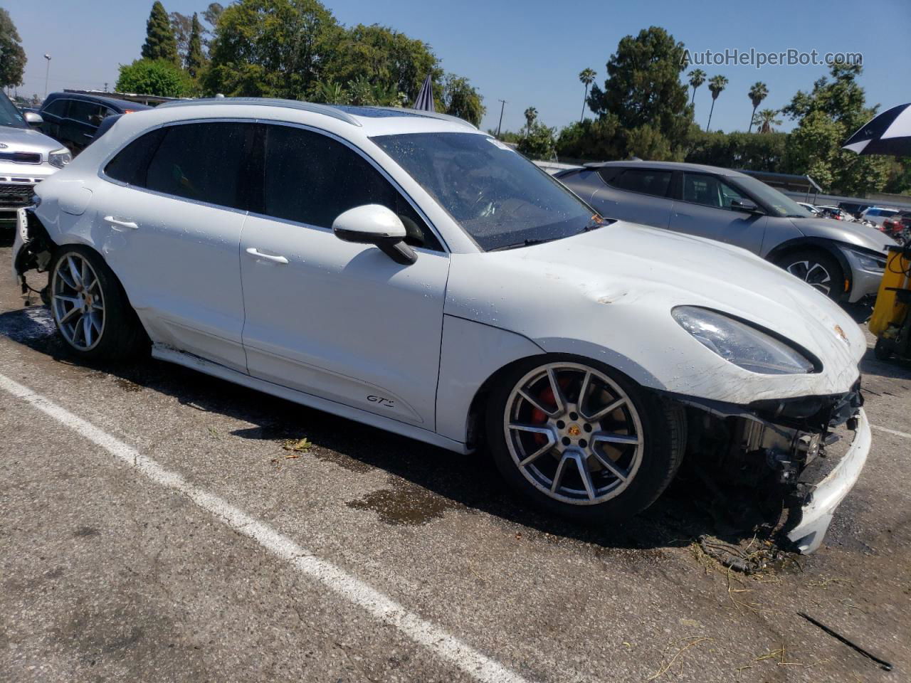 2017 Porsche Macan Gts White vin: WP1AG2A51HLB52710