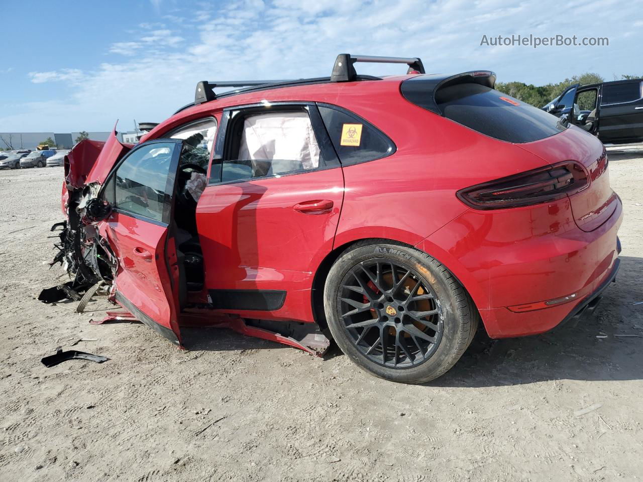 2017 Porsche Macan Gts Red vin: WP1AG2A51HLB53128