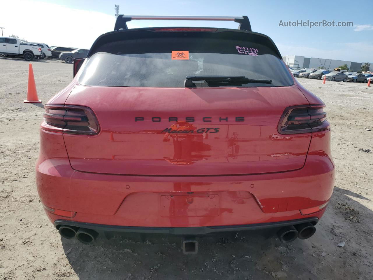 2017 Porsche Macan Gts Red vin: WP1AG2A51HLB53128