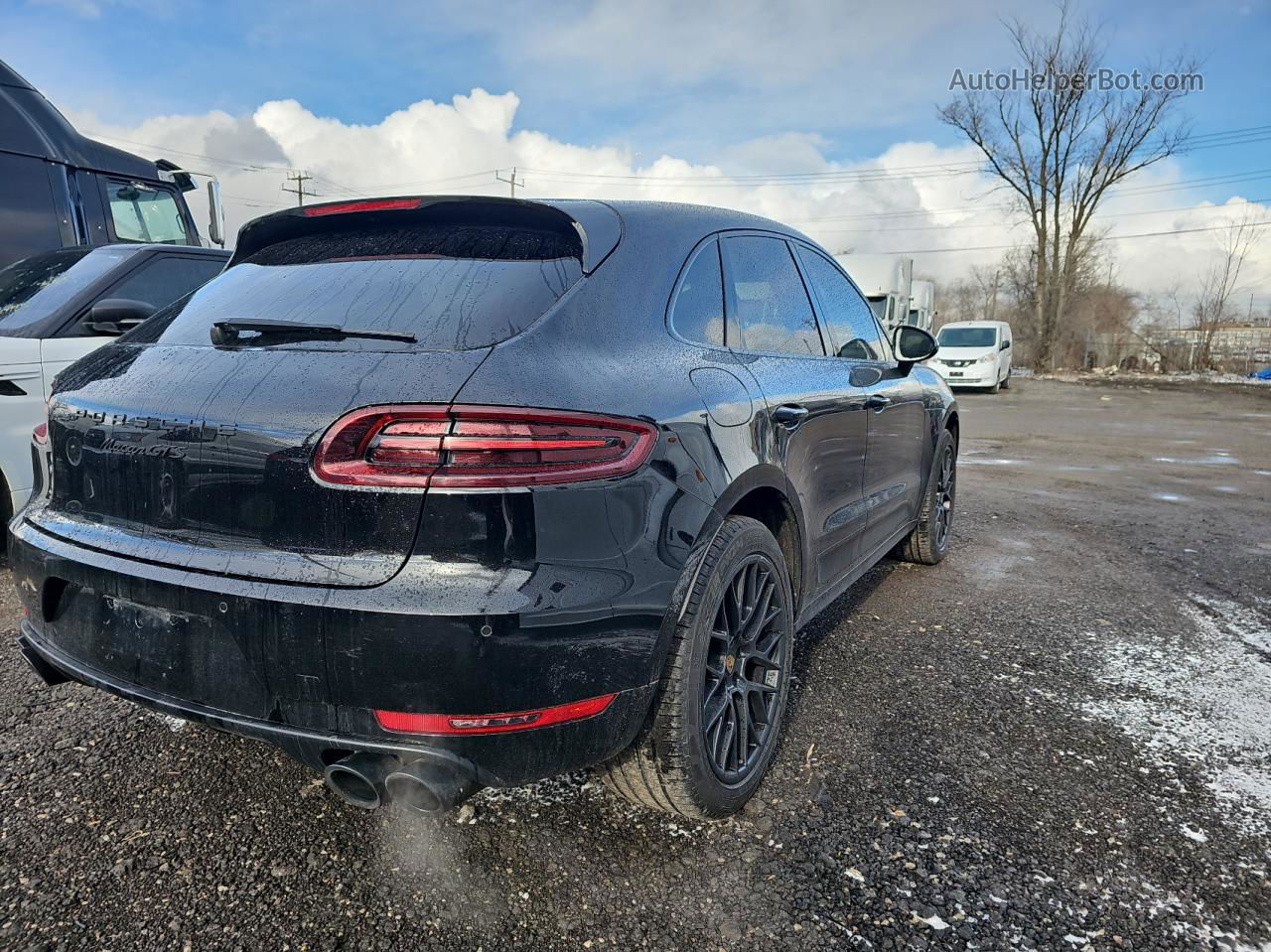 2017 Porsche Macan Gts Black vin: WP1AG2A52HLB51095