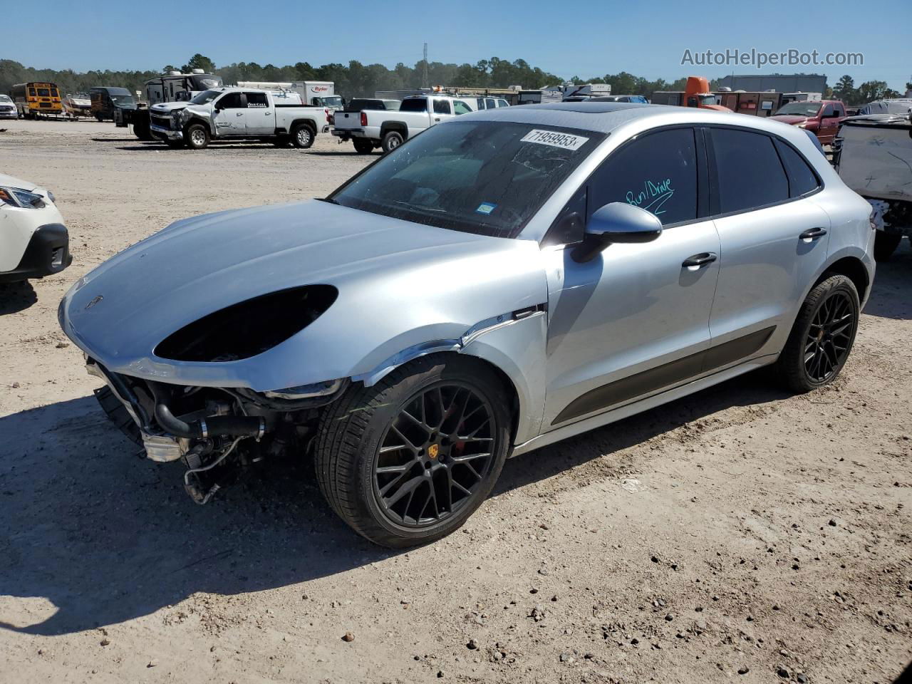 2018 Porsche Macan Gts Silver vin: WP1AG2A53JLB60605