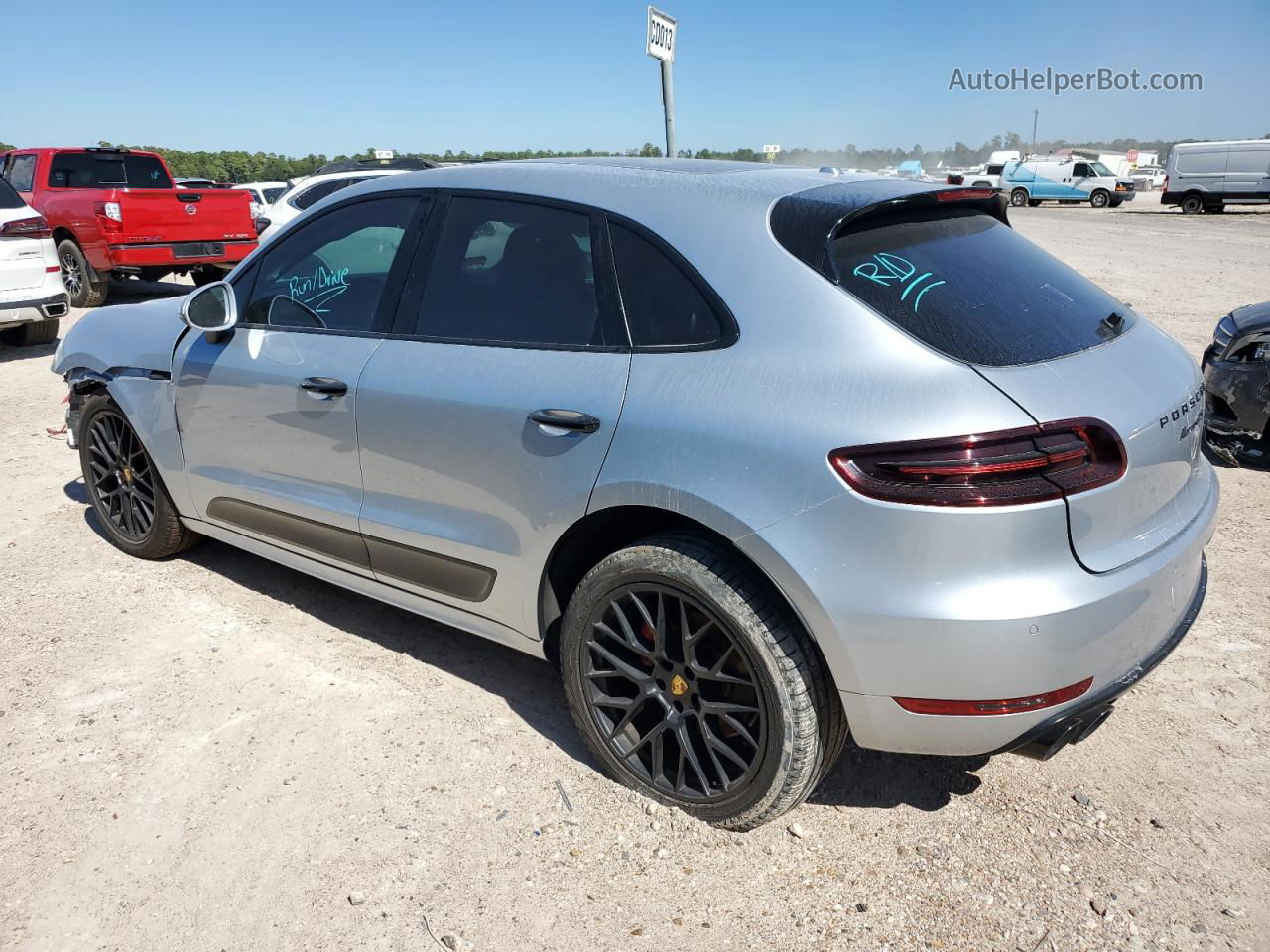 2018 Porsche Macan Gts Silver vin: WP1AG2A53JLB60605