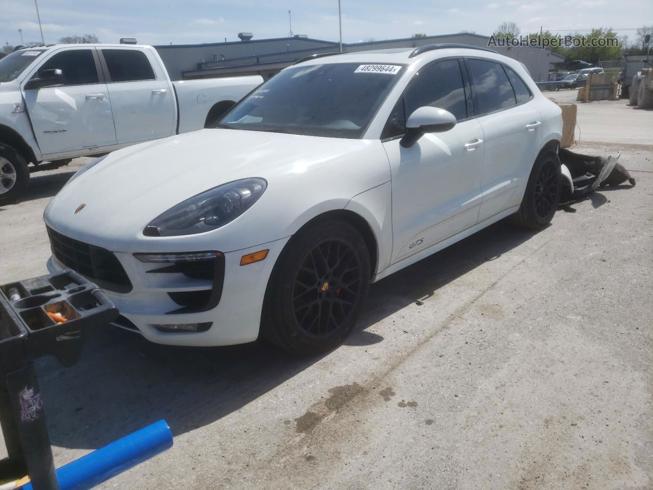 2017 Porsche Macan Gts White vin: WP1AG2A55HLB50846