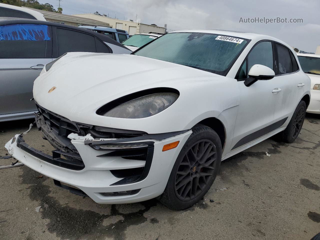 2017 Porsche Macan Gts White vin: WP1AG2A55HLB51947