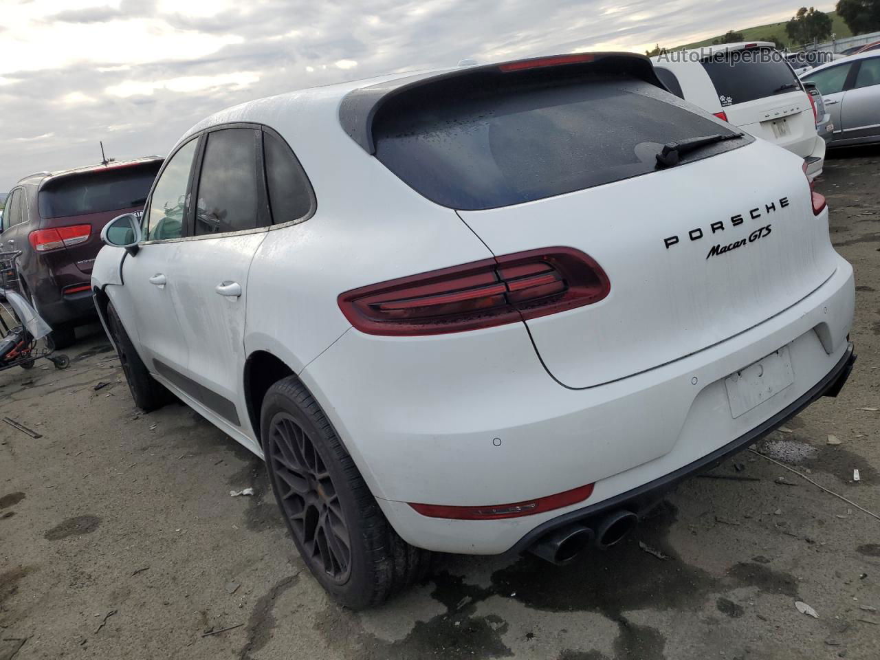 2017 Porsche Macan Gts White vin: WP1AG2A55HLB51947