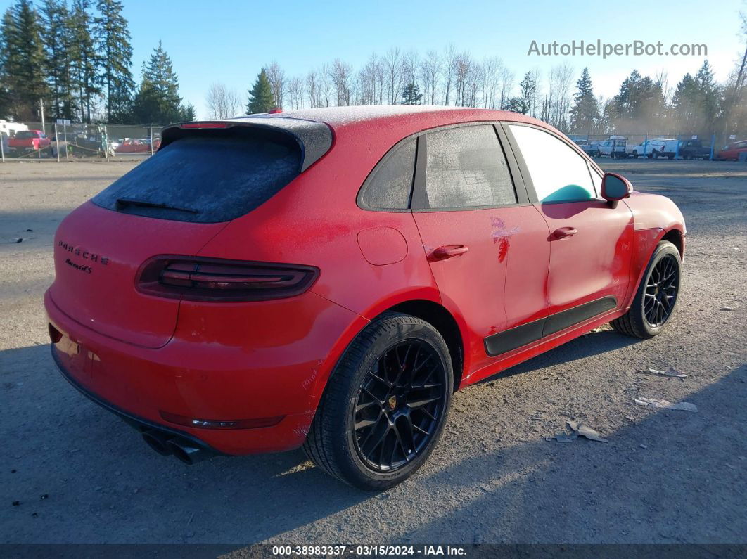 2018 Porsche Macan Gts Red vin: WP1AG2A55JLB64901