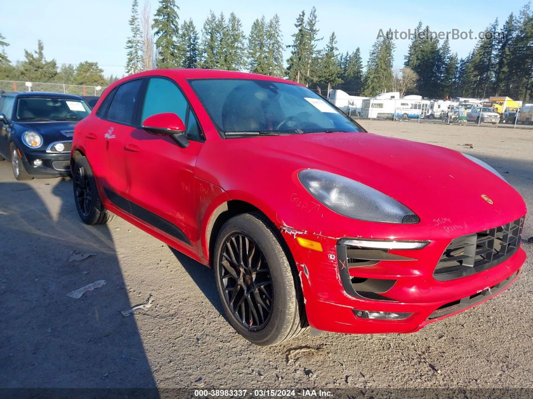 2018 Porsche Macan Gts Red vin: WP1AG2A55JLB64901