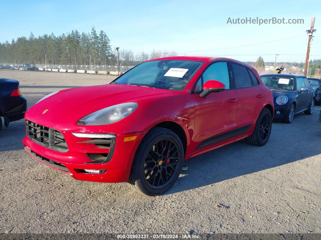 2018 Porsche Macan Gts Red vin: WP1AG2A55JLB64901