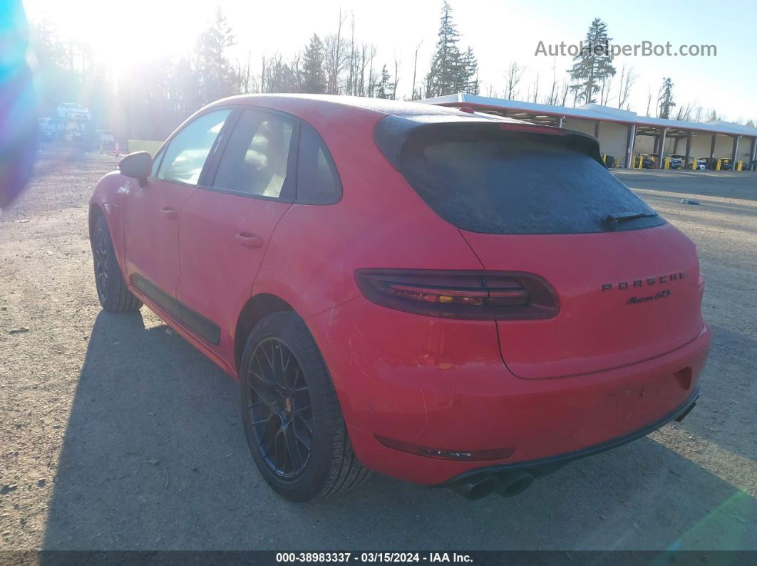 2018 Porsche Macan Gts Red vin: WP1AG2A55JLB64901